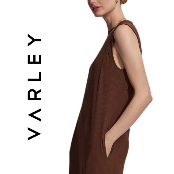 Anthropologie Varley Kayla Midi Dress XL - Picture 2 of 12